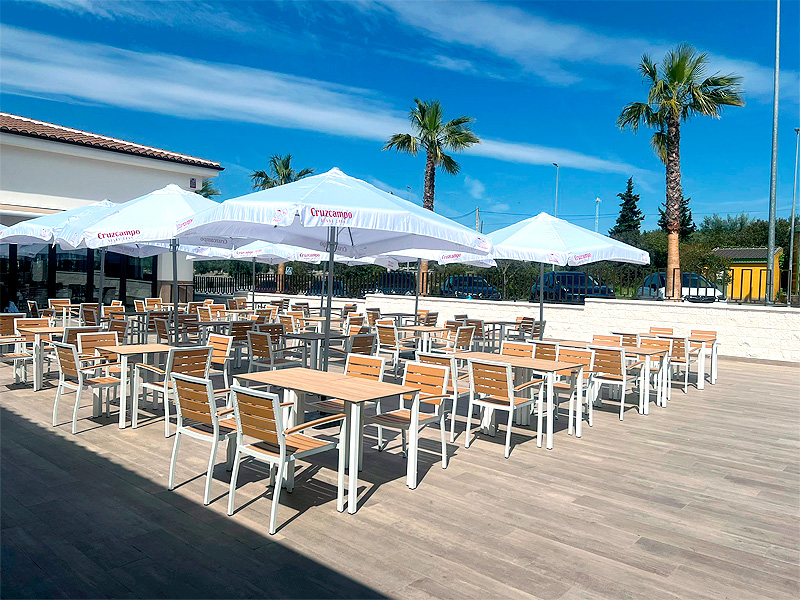 restaurante las rozas terraza