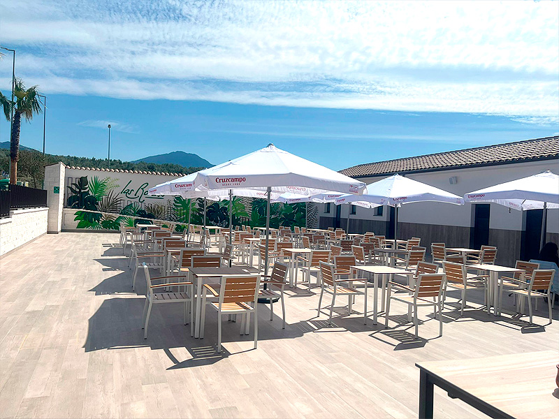 restaurante las rozas terraza