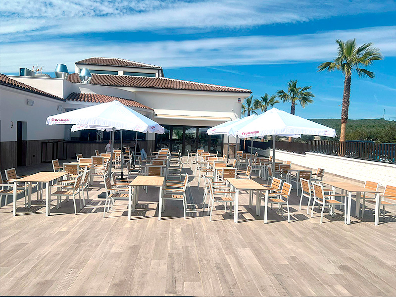 restaurante las rozas terraza